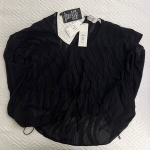 Diane Von Furstenberg Black Blouse